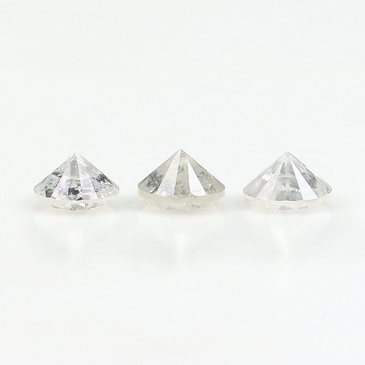 0.58 CT Natural Loose Round Shape Diamond Fancy Grey Color Round Cut Diamond 3.70 MM Natural Grey Color Round Brilliant Cut Diamond N2611