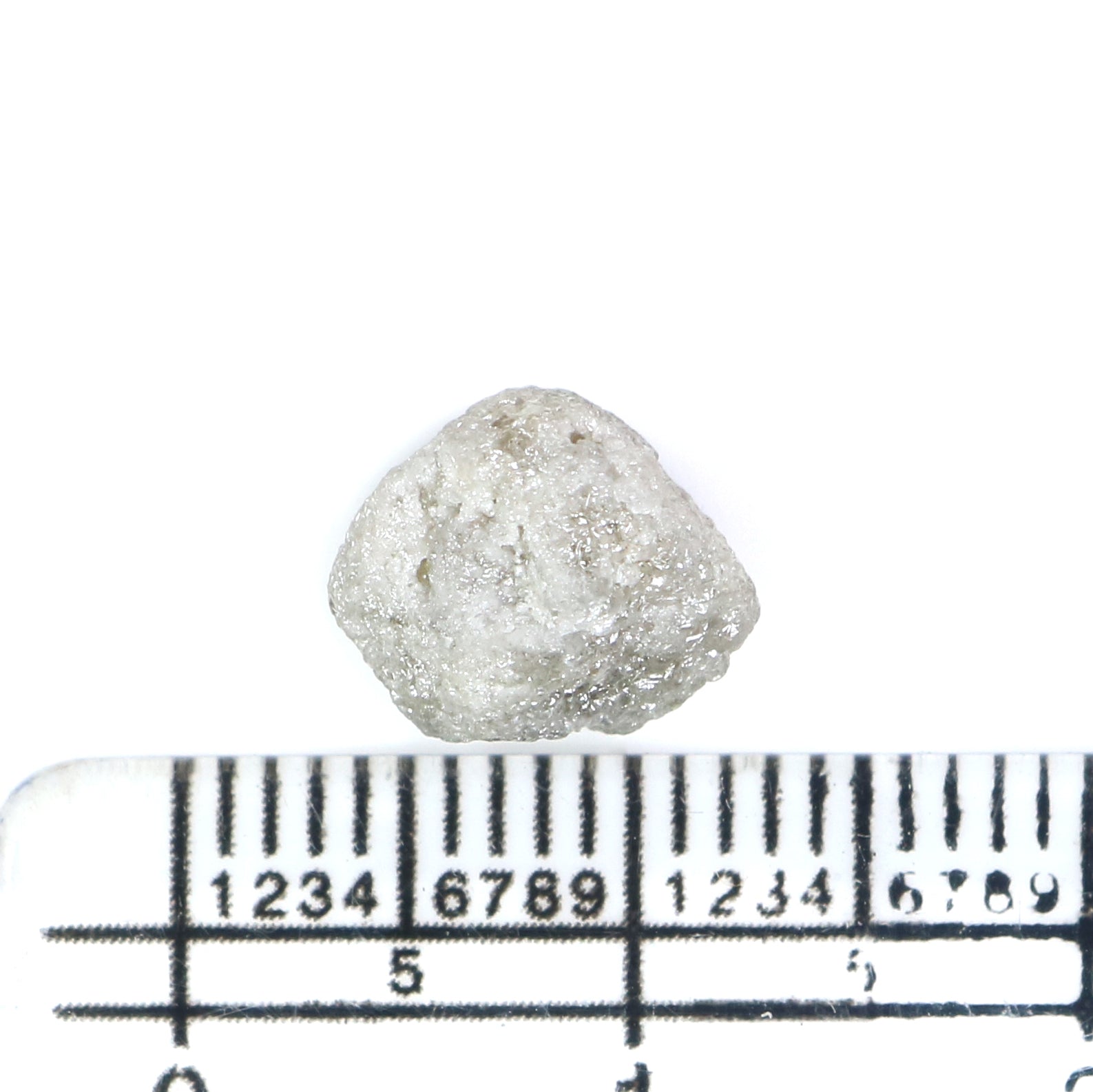 3.42 CT Natural Loose Rough Shape Diamond Grey Color Rough Cut Diamond 9.50 MM Natural Loose Grey Color Rough Irregular Cut Diamond KQ2660