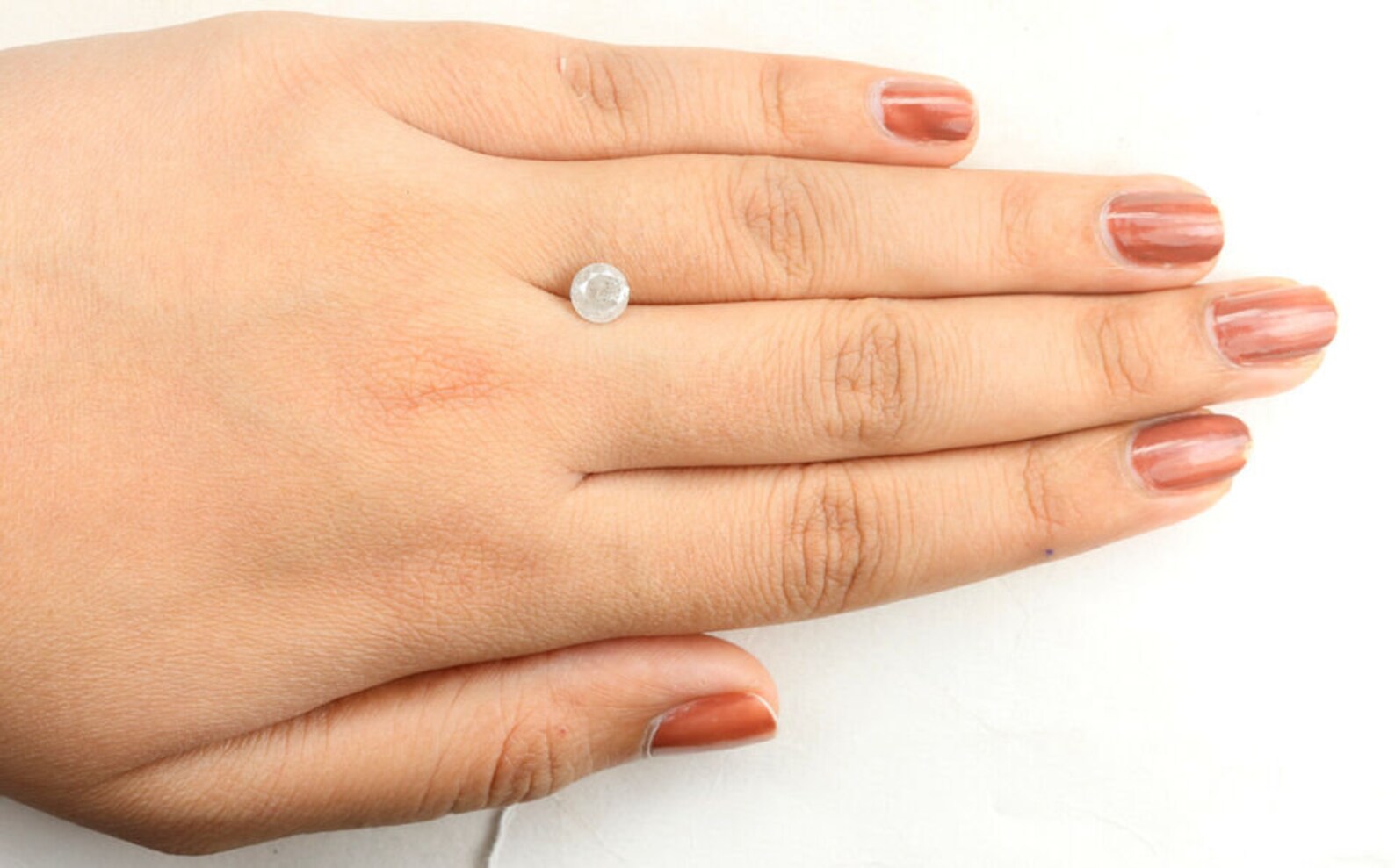 0.86 CT Natural Loose Round Shape Diamond Salt And Pepper Round Cut Diamond 5.95 MM Natural Diamond Grey Round Brilliant Cut Diamond QN1062