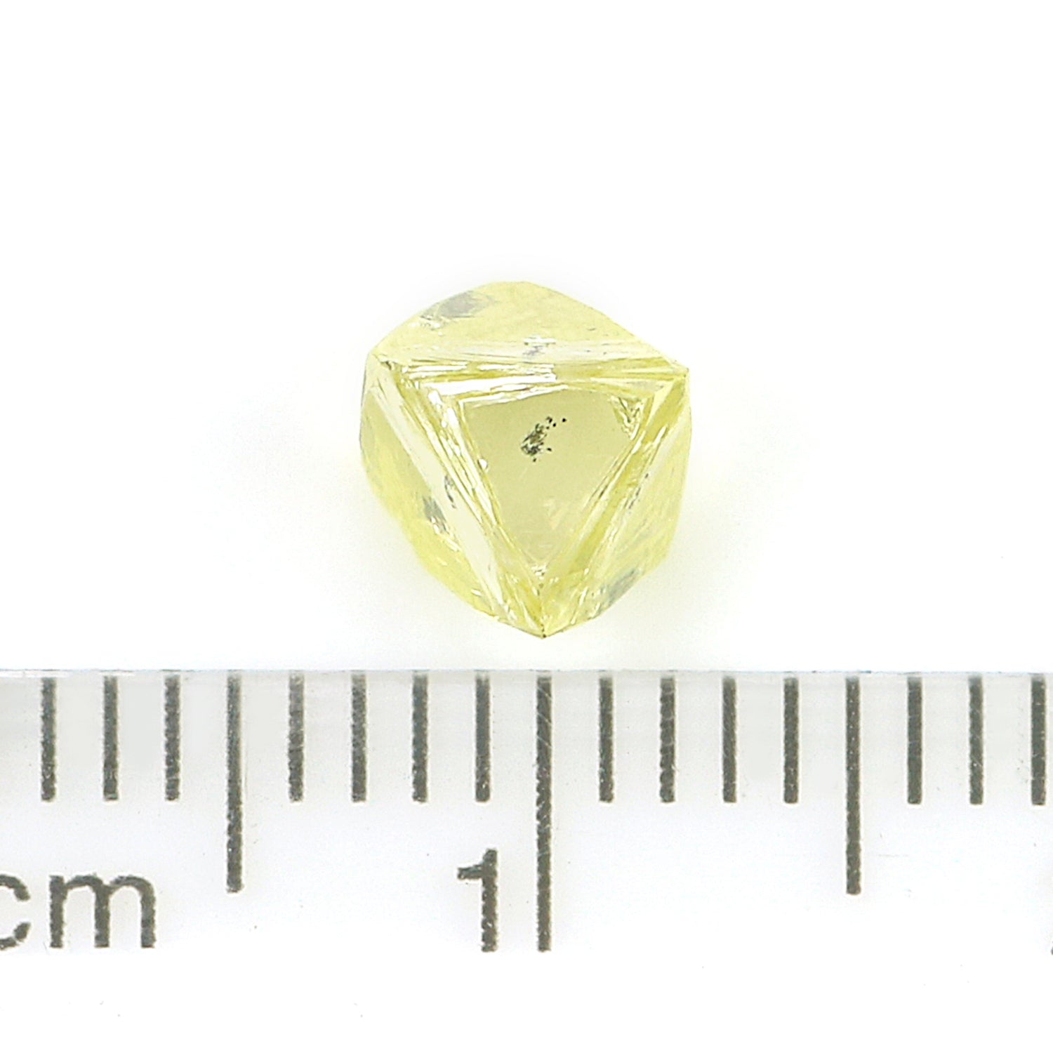 1.28 CT Natural Loose Rough Shape Diamond Yellow Color Rough Cut Diamond 6.65 MM Natural Yellow Diamond Rough Irregular Cut Diamond L3565