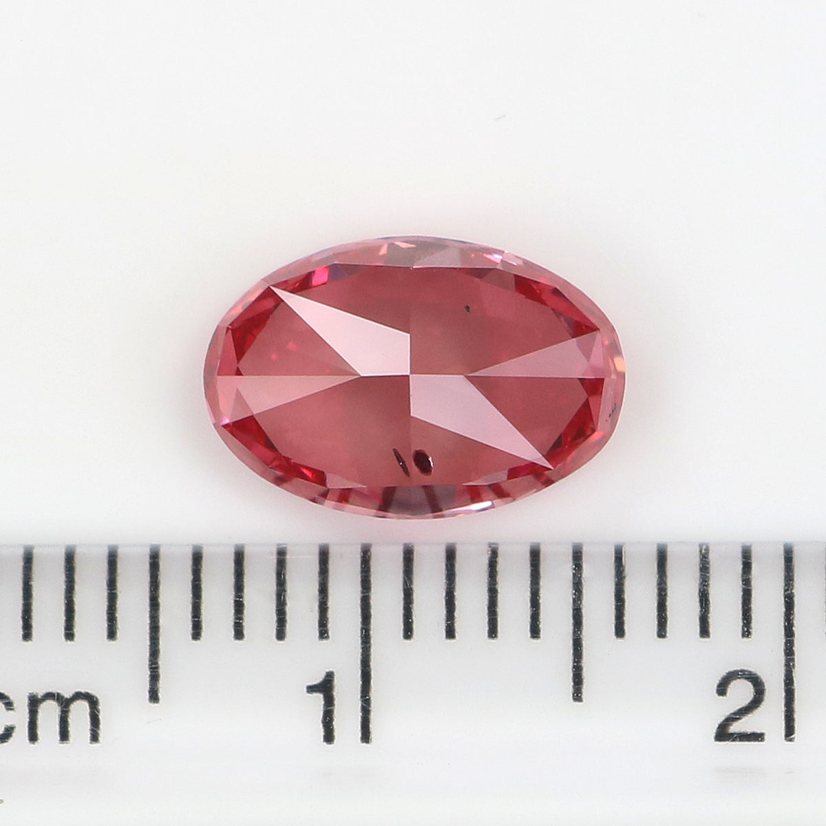 2.01 CT Lab Grown Oval Brilliant Cut Diamond Pink Color Diamond SI1 Clarity Diamond Lab Grown Diamond Lab Created Oval CVD Diamond L3695
