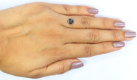 Natural Loose Round Rose Cut Diamond, Salt And Pepper Round Diamond, Natural Loose Diamond, Rose Cut Diamond, 1.17 CT Round Shape KR2718