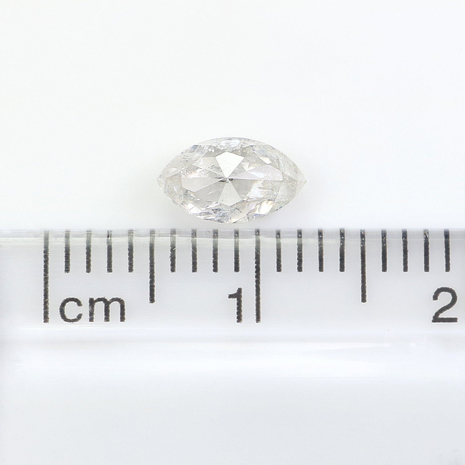 0.74 CT Natural Loose Marquise Shape Diamond Salt And Pepper Marquise Diamond 7.10 MM Natural Grey Color Marquise Rose Cut Diamond L3483