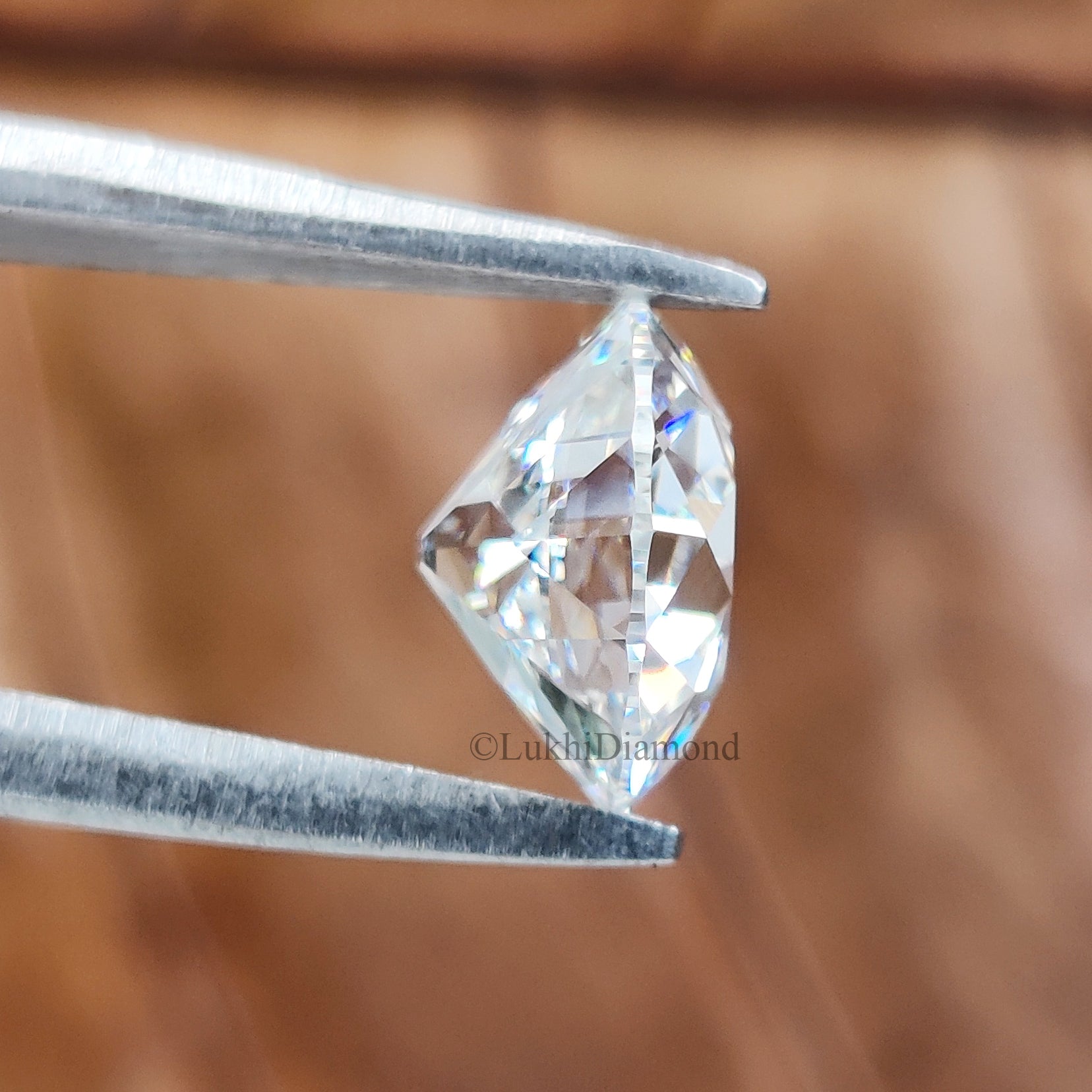 Lab Grown Round Cut Diamond Old European Old Mine Cut Loose Diamond White Colorless CVD Stone Engagement Ring Antique Style Diamond Q205