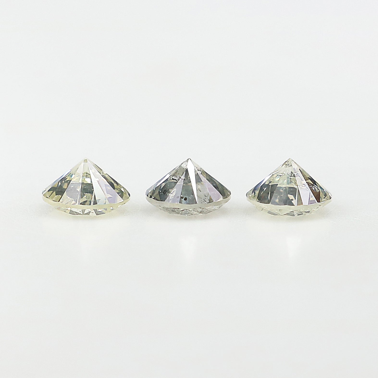 0.55 Ct Natural Loose Round Shape Diamond White - I Color Round Cut Diamond 3.70 MM Natural White Color Round Brilliant Cut Diamond LQ2009