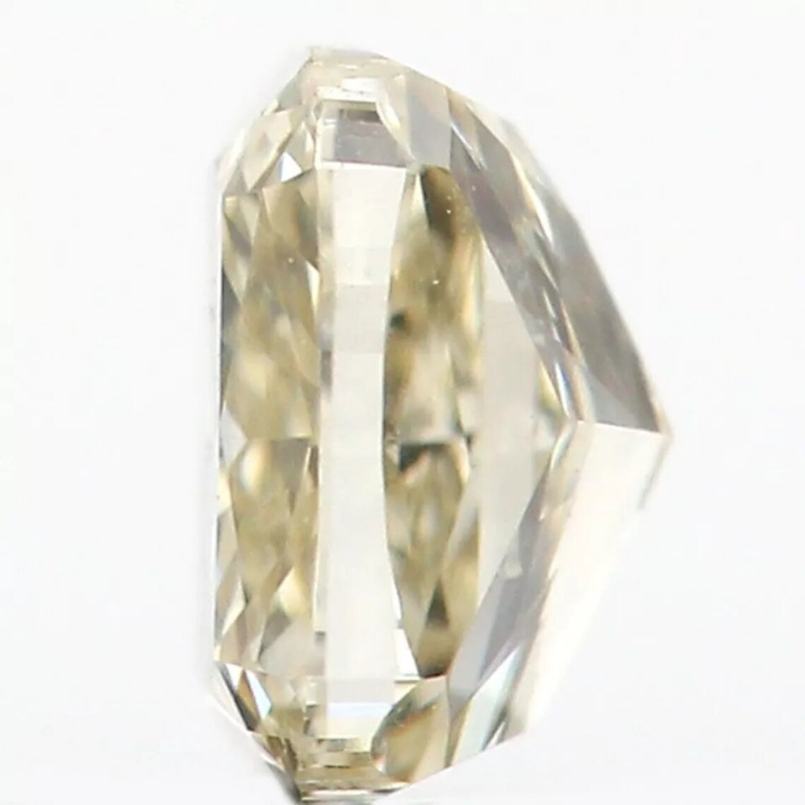 0.60 Ct Natural Loose Cushion Diamond Light Yellow Color Diamond 4.70 MM Natural Diamond Yellow Color Cushion Brilliant Cut Diamond QN9833