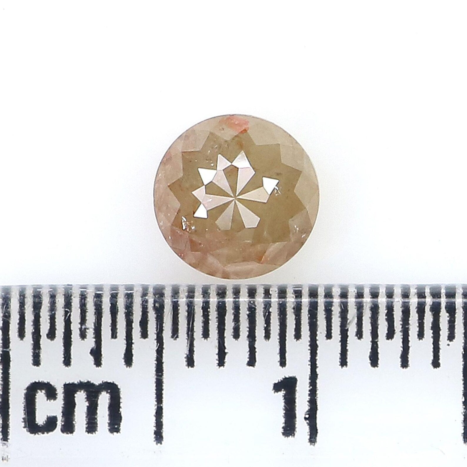 0.85 CT Natural Loose Round Rose Cut Shape Diamond Brown Color Rose Cut Diamond 5.40 MM Natural Loose Diamond Rose Cut Shape Diamond NQ7119