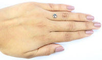 Natural Loose Round Rose Cut Diamond, Salt And Pepper Round Diamond, Natural Loose Diamond, Rose Cut Diamond, 0.93 CT Round Shape L2941
