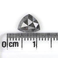 Natural Loose Triangle Diamond, Salt And Pepper Triangle Diamond, Natural Loose Diamond, Triangle Cut Diamond, 1.63 CT Triangle Shape KDL2986