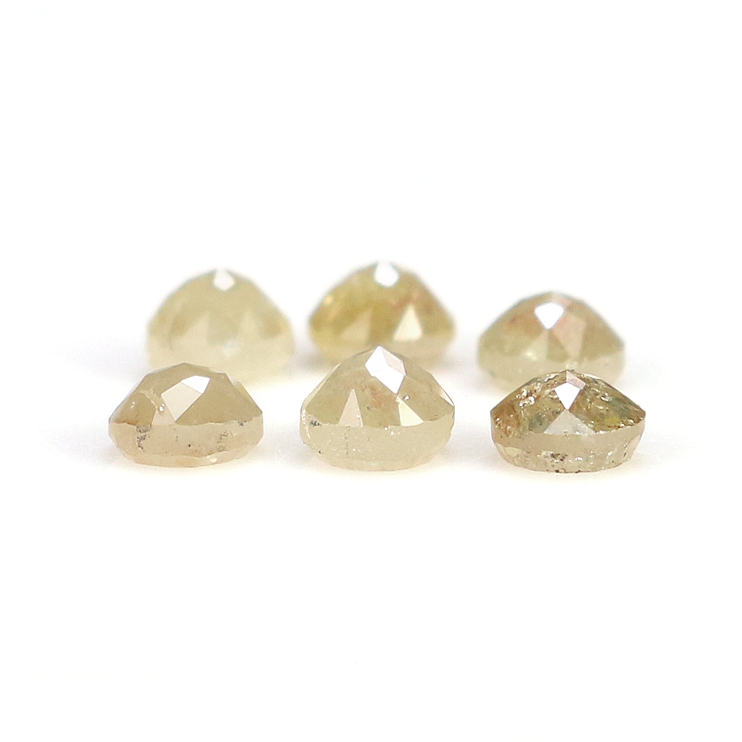 1.07 CT Natural Loose Round Shape Diamond Brown Color Round Cut Diamond 3.10 MM Natural Diamond Grey Color Round Rose Cut Diamond N7667