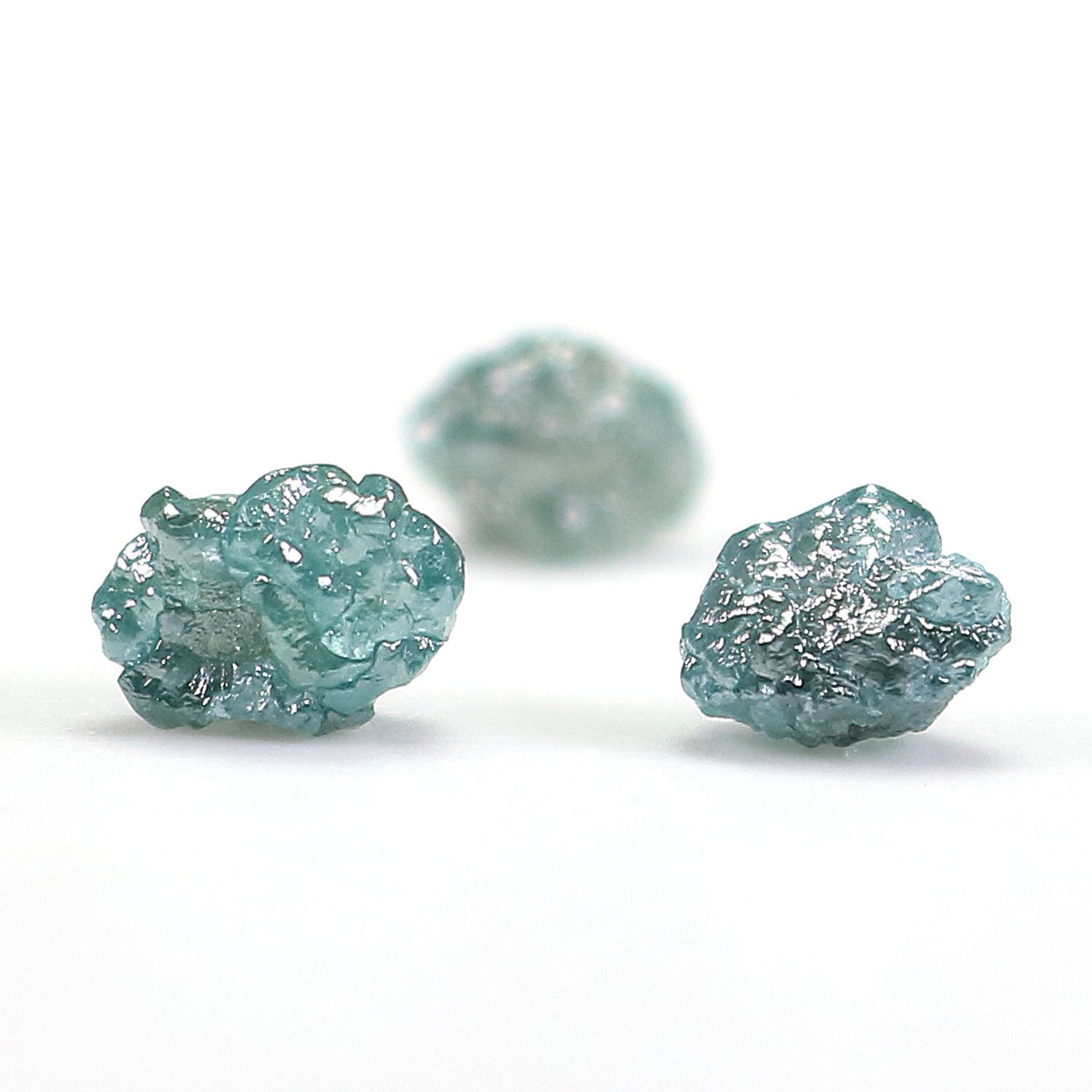 3.13 CT Natural Loose Rough Shape Diamond Blue Color Rough Cut Diamond 4.95 MM Natural Loose Blue Color Rough Irregular Cut Diamond LQ9319