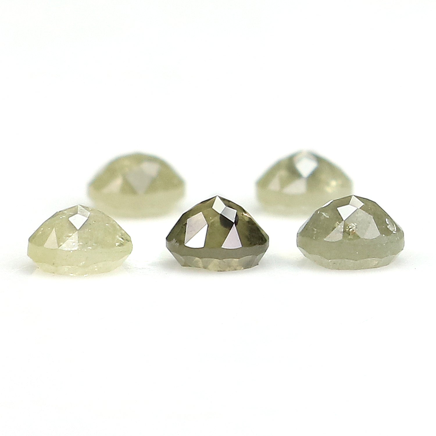 1.15 CT Natural Loose Round Rose Cut Diamond Grey Color Round Shape Diamond 3.50 MM Natural Loose Grey Color Round Rose Cut Diamond KQ1293