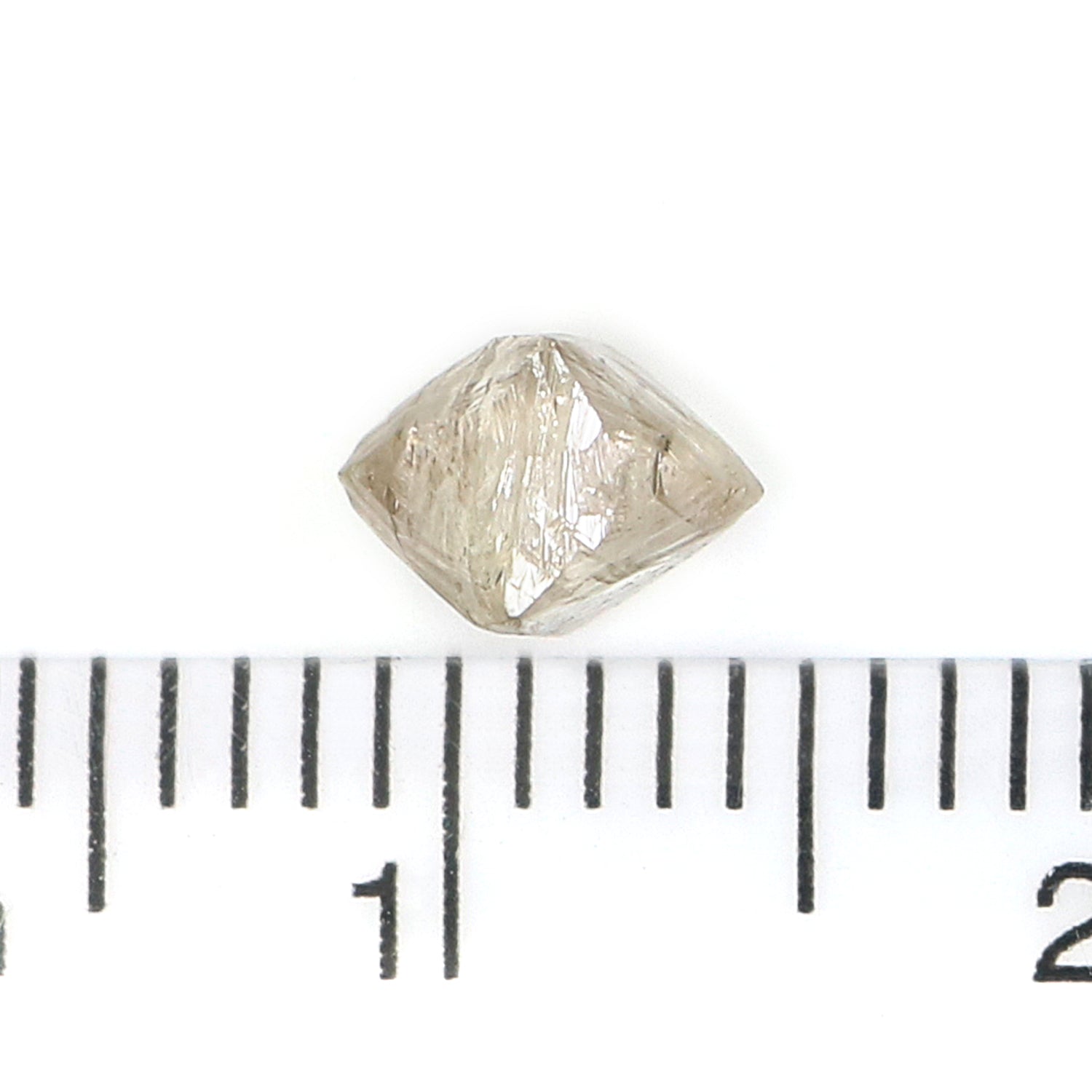 0.90 CT Natural Loose Rough Shape Diamond White-L Color Irregular Cut Diamond 6.05 MM Natural Loose White-L Color Rough UnCut Diamond L3540