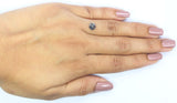 Natural Loose Round Rose Cut Diamond, Salt And Pepper Round Diamond, Natural Loose Diamond, Rose Cut Diamond, 0.97 CT Round Shape L2957