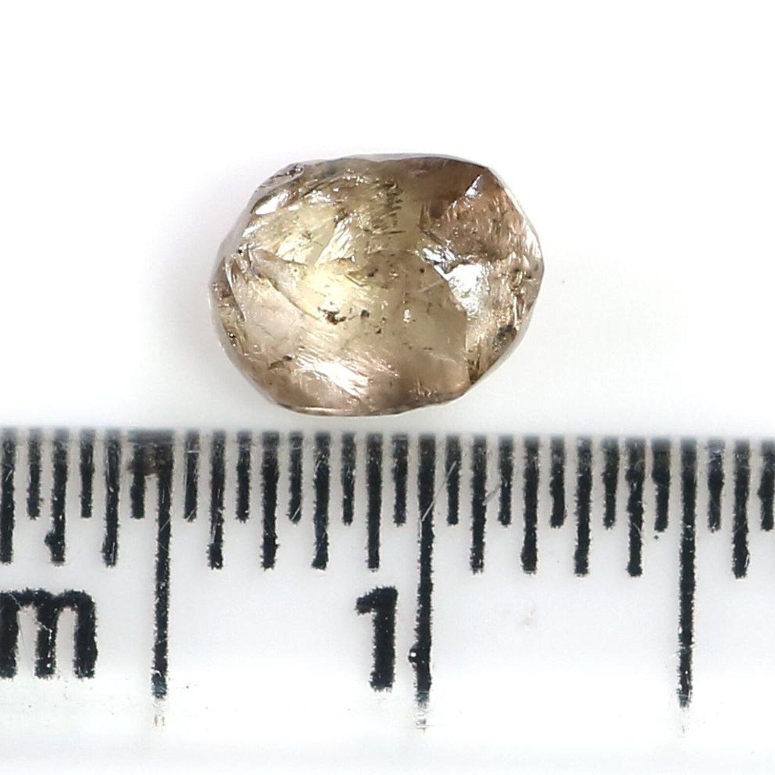 1.14 CT Natural Loose Rough Shape Diamond Brown Color Rough Irregular Cut Diamond 6.40 MM Natural Loose Diamond Rough Uncut Diamond QN2526