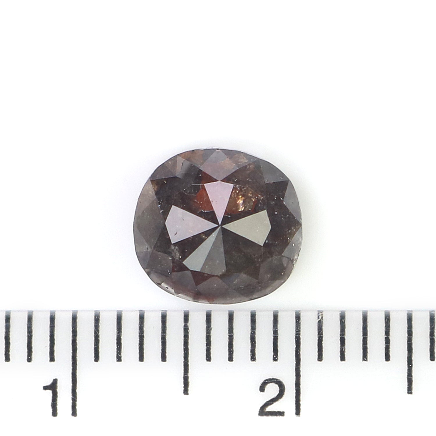 1.70 CT Natural Loose Cushion Shape Diamond Brown Color Cushion Cut Diamond 7.60 MM Natural Loose Diamond Cushion Rose Cut Diamond N2665