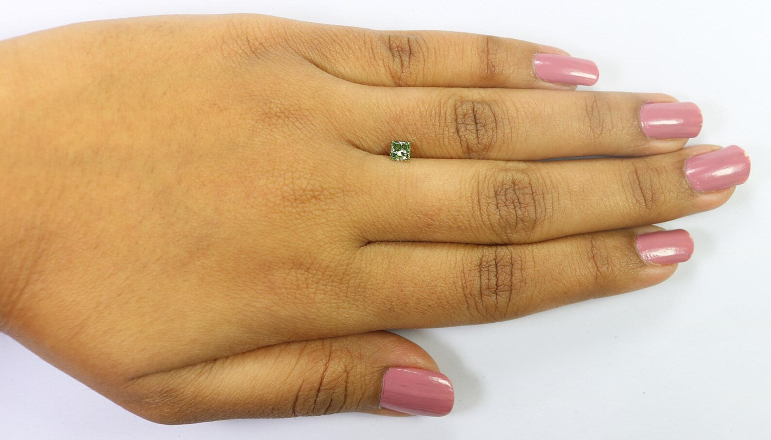 0.44 CT Natural Loose Princess Shape Diamond Green Color Princess Cut Diamond 3.85 MM Natural Diamond Princess Brilliant Cut Diamond QN1158