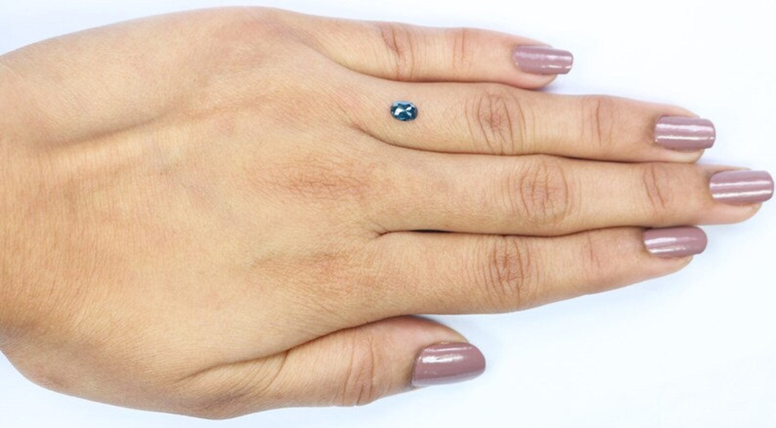 .42 CT Natural Loose Oval Shape Diamond Blue Color Oval Cut Diamond 5.35 MM Natural Loose Diamond Blue Color Oval Rose Cut Diamond NQ215