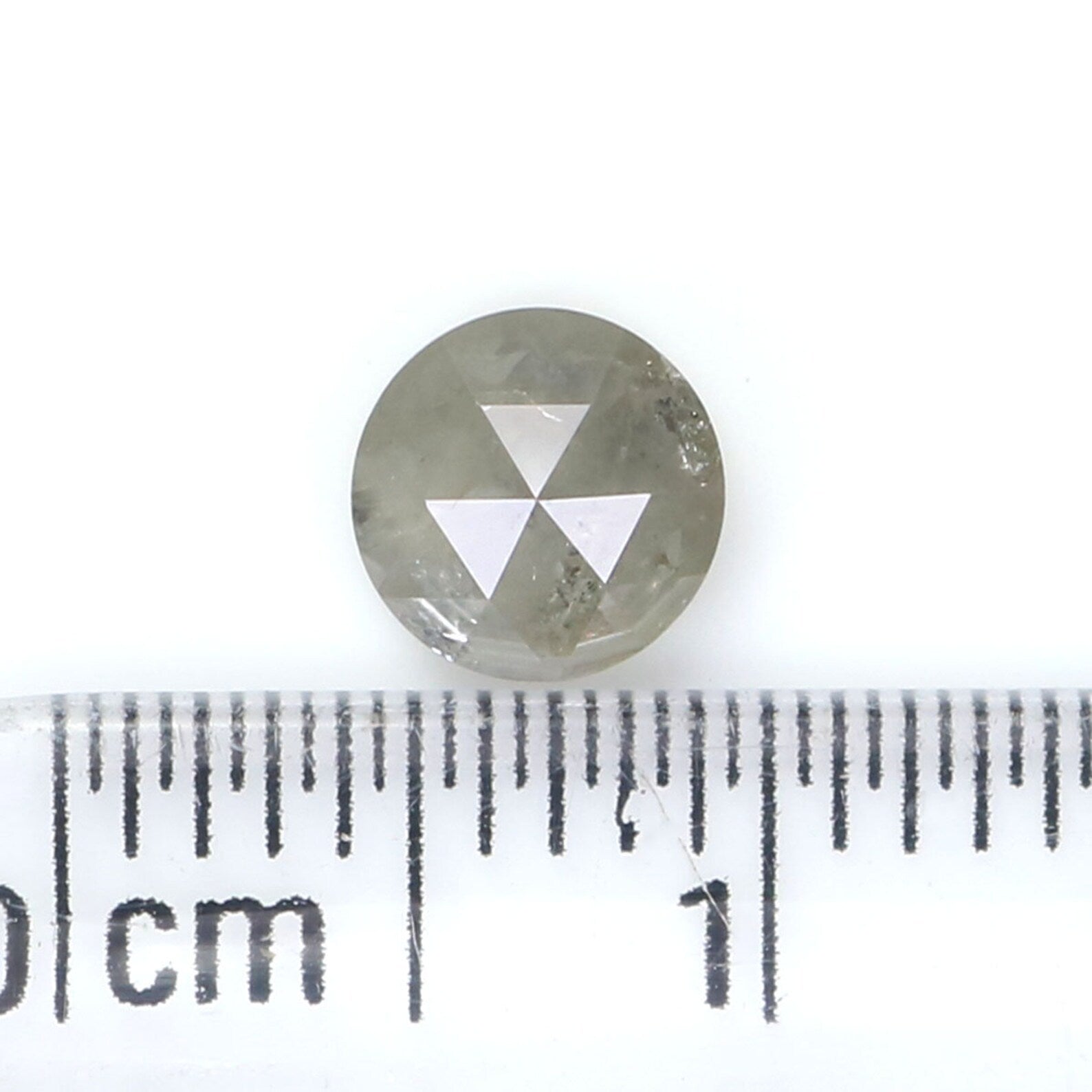 0.70 CT Natural Loose Round Rose Cut Diamond Grey Color Round Cut Diamond 5.20 MM Natural Loose Diamond Round Rose Cut Shape Diamond N8918