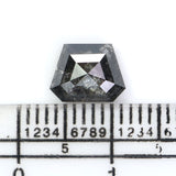 Natural Loose Shield Diamond, Salt And Pepper Shield Diamond, Natural Loose Diamond, Shield Rose Cut Diamond, 1.77 CT Shield Shape L2870