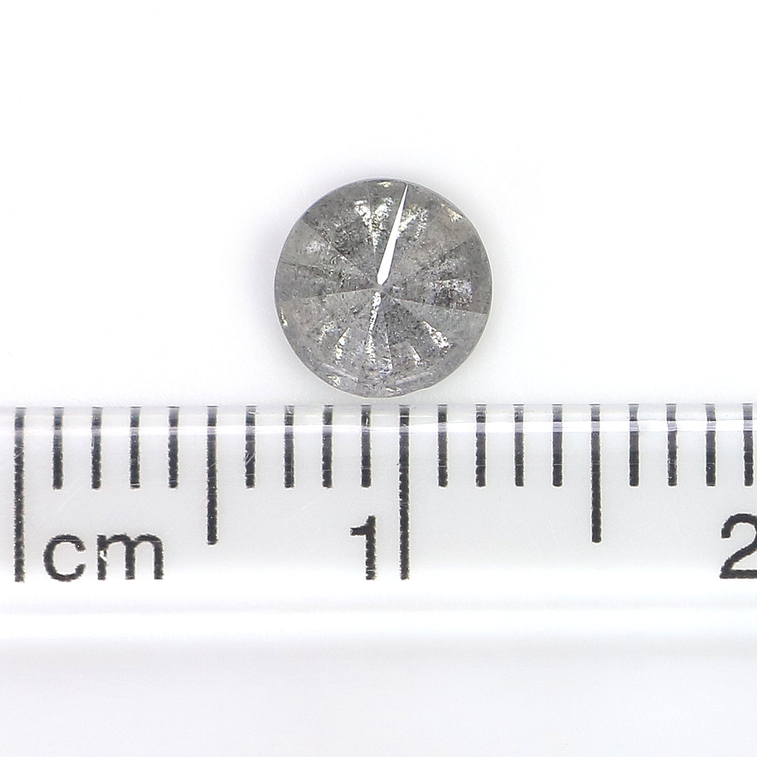 0.76 Ct Natural Loose Round Shape Diamond Salt And Pepper Round Cut Diamond 5.70 MM Natural Loose Diamond Round Brilliant Cut Diamond LQ5008