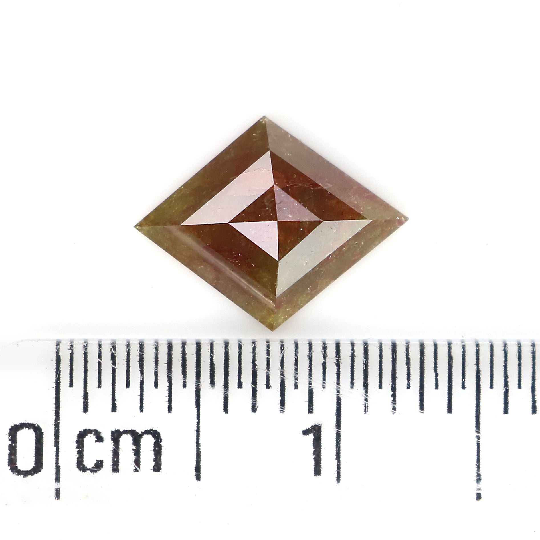 1.10 Ct Natural Loose Kite Shape Diamond Brown Color Kite Cut Diamond 9.80 MM Natural Loose Gray Color Diamond Kite Rose Cut Diamond LQ8105