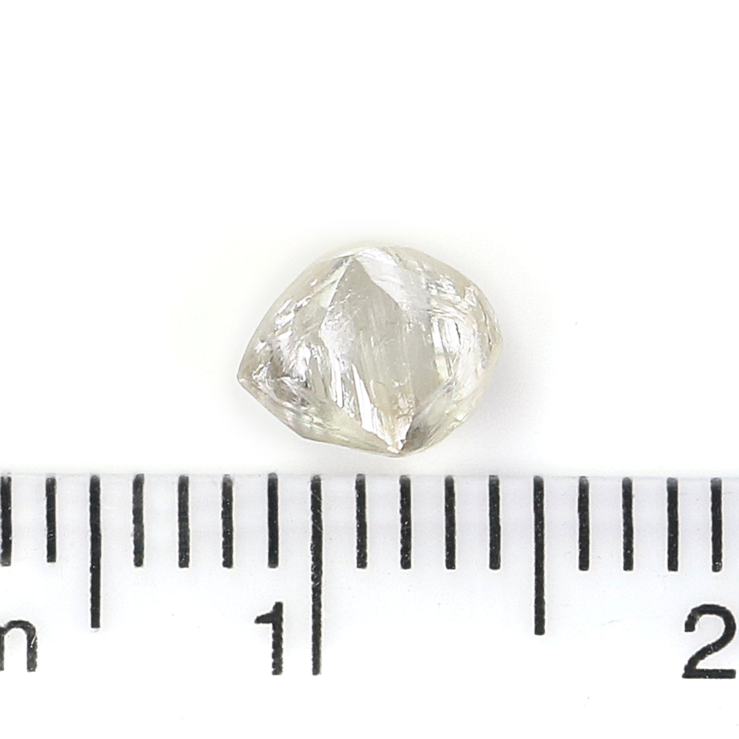 1.03 CT Natural Loose Rough Shape Diamond White-J Color Irregular Cut Diamond 6.10 MM Natural Loose White-J Color Rough UnCut Diamond L3539