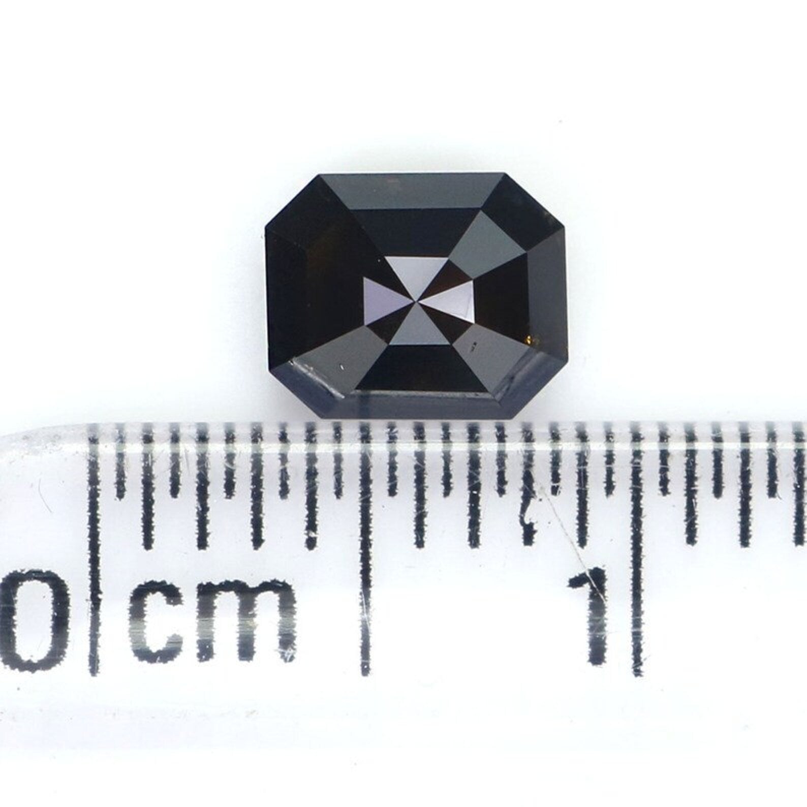 0.68 CT Natural Loose Emerald Shape Diamond Deep Brown Color Emerald Cut Diamond 5.50 MM Natural Brown Color Emerald Rose Cut Diamond NQ8342