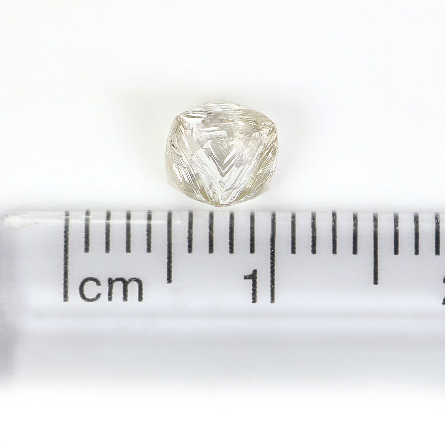 1.33 CT Natural Loose Rough Shape Diamond White-J Color Irregular Cut Diamond 5.25 MM Natural Diamond J Color Rough UnCut Diamond L3488