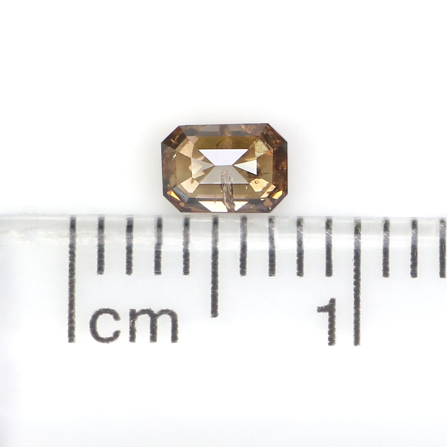 0.33 Ct Natural Loose Emerald Shape Diamond Brown Color Emerald Cut Diamond 4.50 MM Natural Loose Brown Color Emerald Rose Cut Diamond LQ494