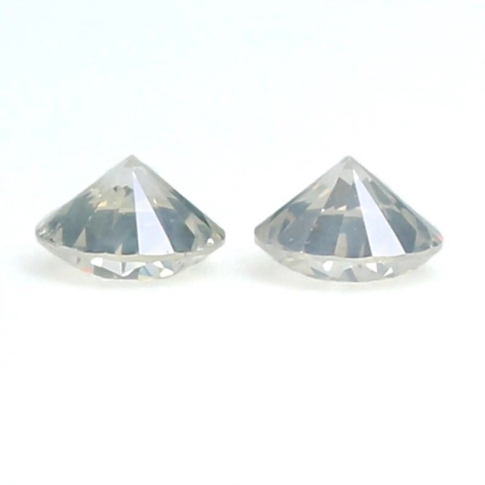 0.37 Ct Natural Loose Round Cut Pair Diamond White - H Color Round Diamond 3.60 MM Natural White Color Round Brilliant Cut Diamond QN1870