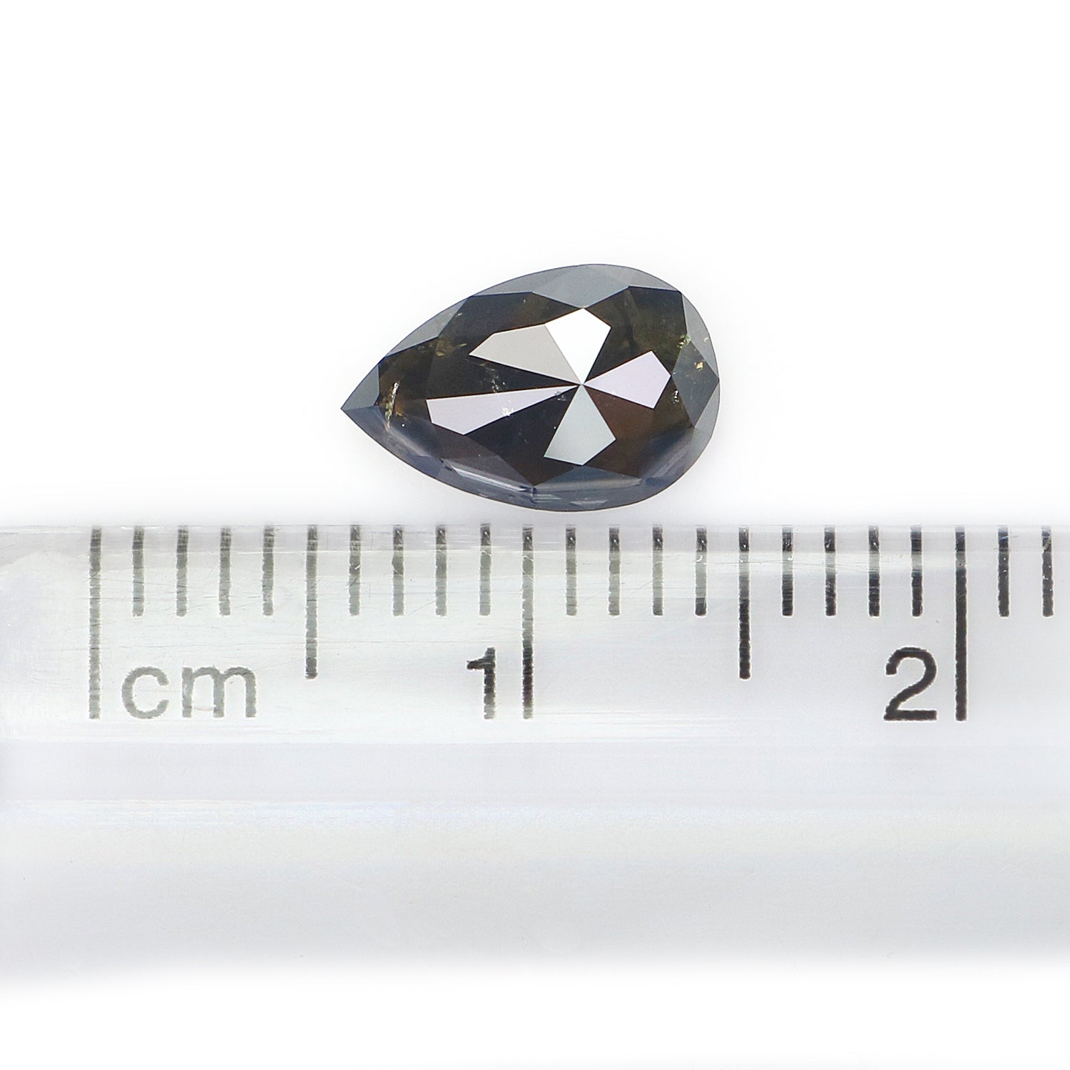 1.13 CT Natural Loose Pear Shape Diamond Brown Color Pear Cut Diamond 8.80 MM Natural Brown Pear Cut Diamond Pear Rose Cut Diamond N2618