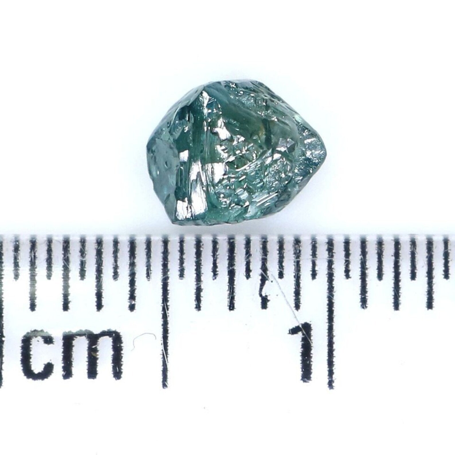 0.79 CT Natural Loose Rough Shape Diamond Blue Color Rough Cut Diamond 5.40 MM Natural Loose Diamond Blue Rough Irregular Cut Diamond NQ2039