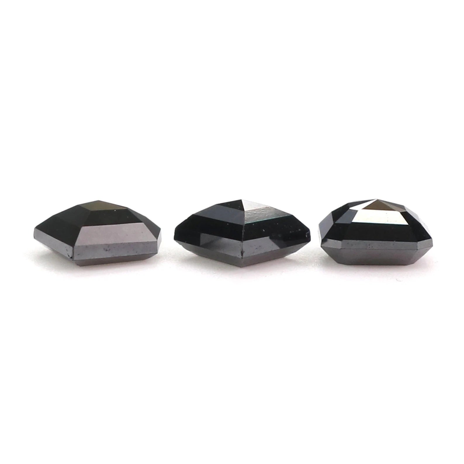 1.01 CT Natural Loose Mix Shape Diamond Black Color Mix Shape Cut Diamond 4.25 MM Natural Loose Black Color Mix Shape Rose Cut Diamond N621