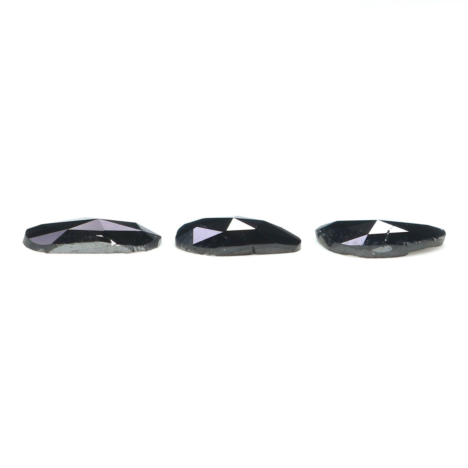 Natural Loose Slice Diamond, Natural Loose Diamond, Slice Black Color Diamond, Rose Cut Diamond, Irregular Cut 1.11 CT Slice Shape N2257