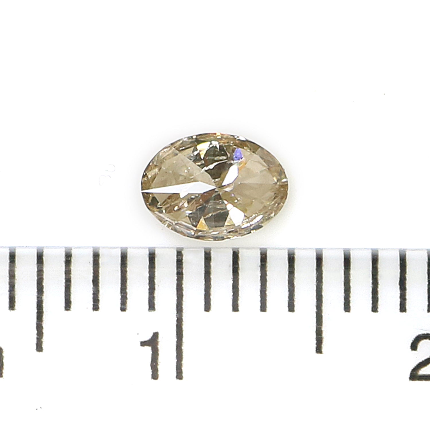0.33 CT Natural Loose Oval Shape Diamond Brown Color Oval Cut Diamond 5.25 MM Natural Loose Brown Color Oval Brilliant Cut Diamond N2646