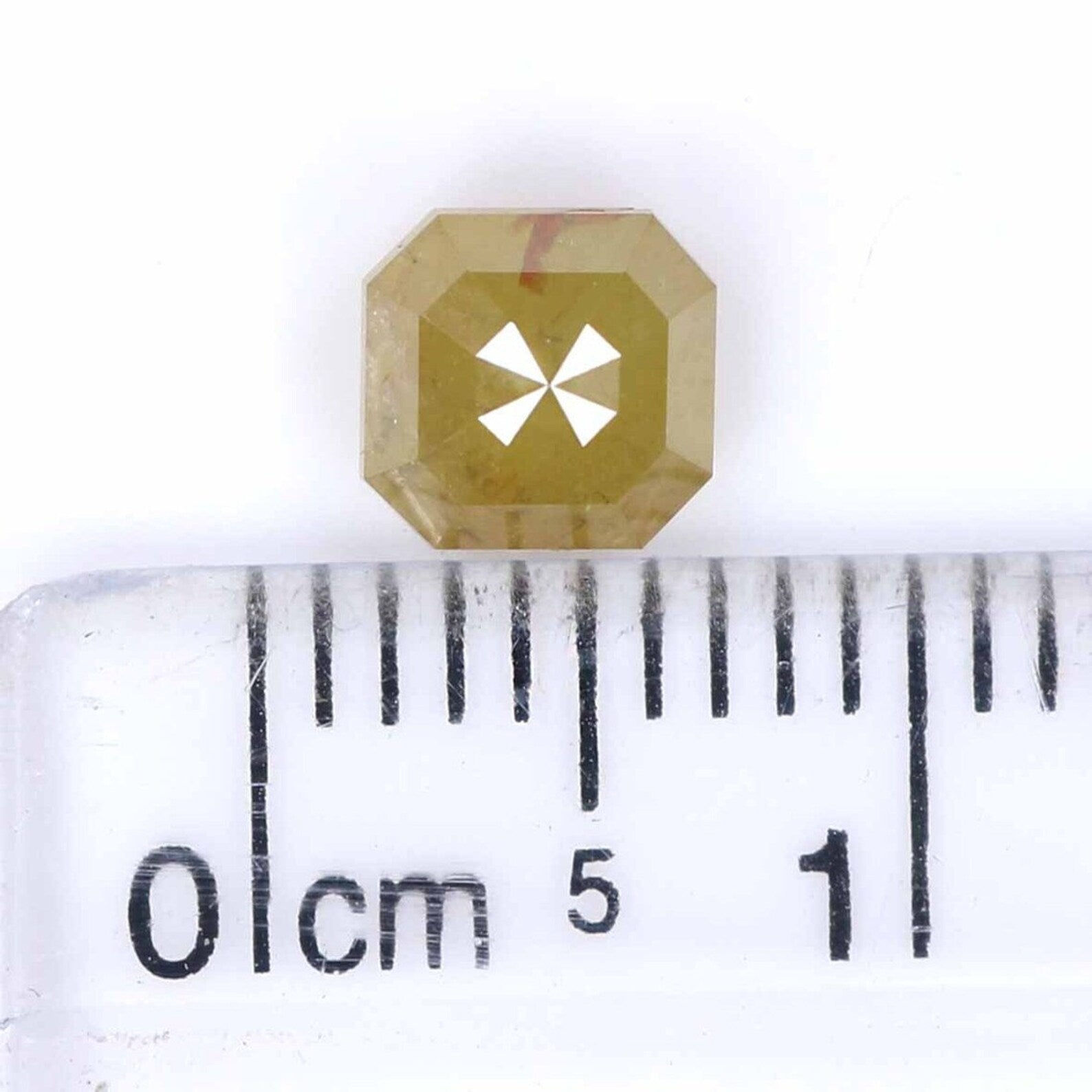 1.03 CT Natural Loose Radiant Shape Diamond Yellow Color Radiant Cut Diamond 5.35 MM Natural Loose Diamond Radiant Rose Cut Diamond NQ1957
