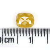 Natural Loose Cushion Diamond, Yellow Color Diamond, Natural Loose Diamond, Cushion Rose Cut Diamond, 1.04 CT Cushion Shape Diamond L9330