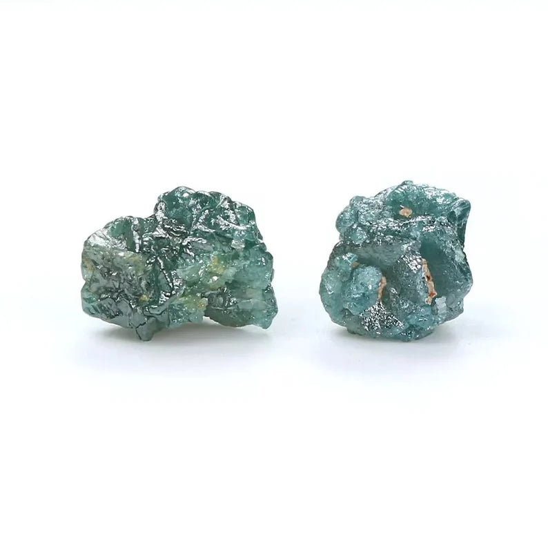 3.89 CT Natural Loose Rough Diamond Blue Color Rough Cut Diamond 6.40 MM Natural Diamond Blue Color Irregular Cut Rough Shape Diamond NQ677