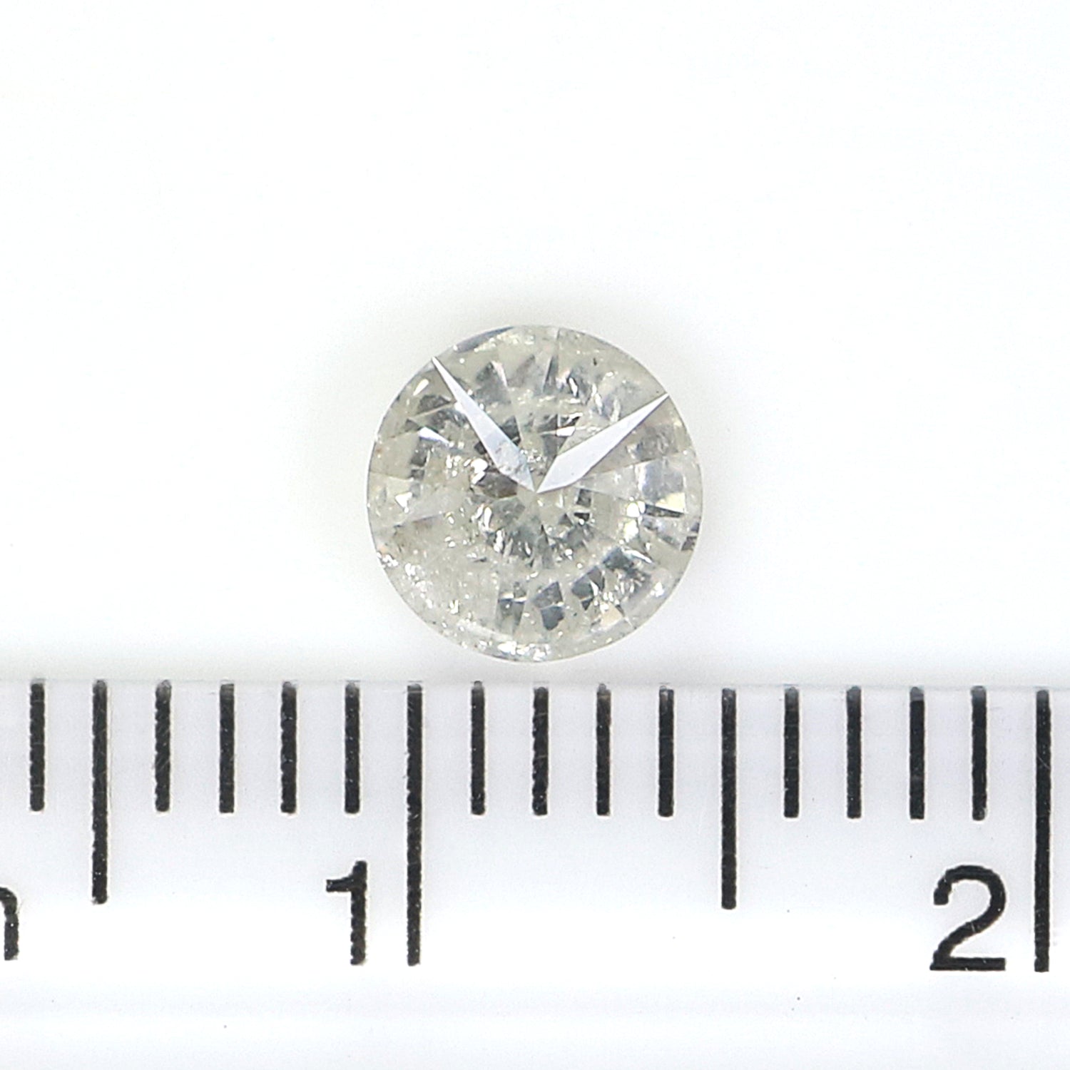 0.73 Ct Natural Loose Round Brilliant Cut Diamond White - I Color Round Cut Diamond 5.35 MM Natural Loose White- I Round Shape Diamond L3537