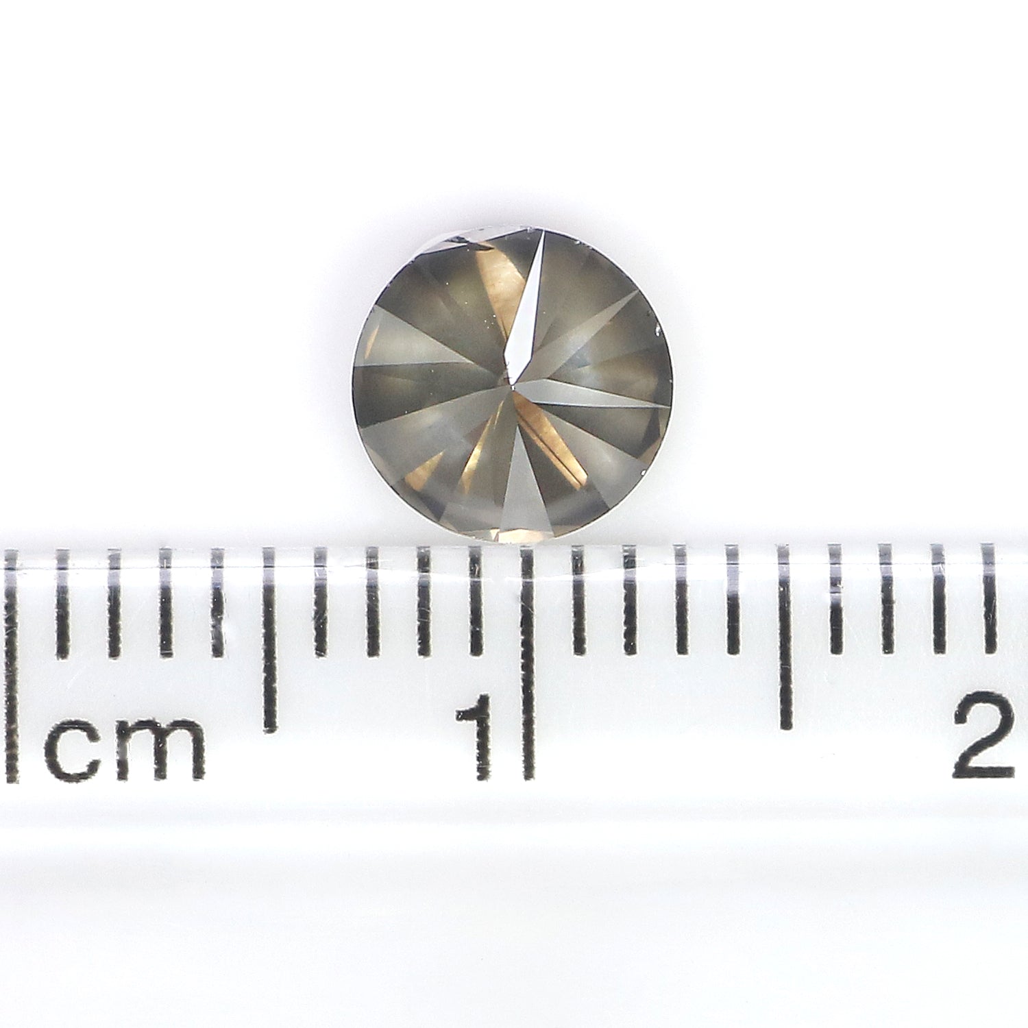 1.15 Ct Natural Loose Round Shape Diamond Grey Color Round Cut Diamond 6.20 MM Natural Loose Grey Color Round Brilliant Cut Diamond LQ8386