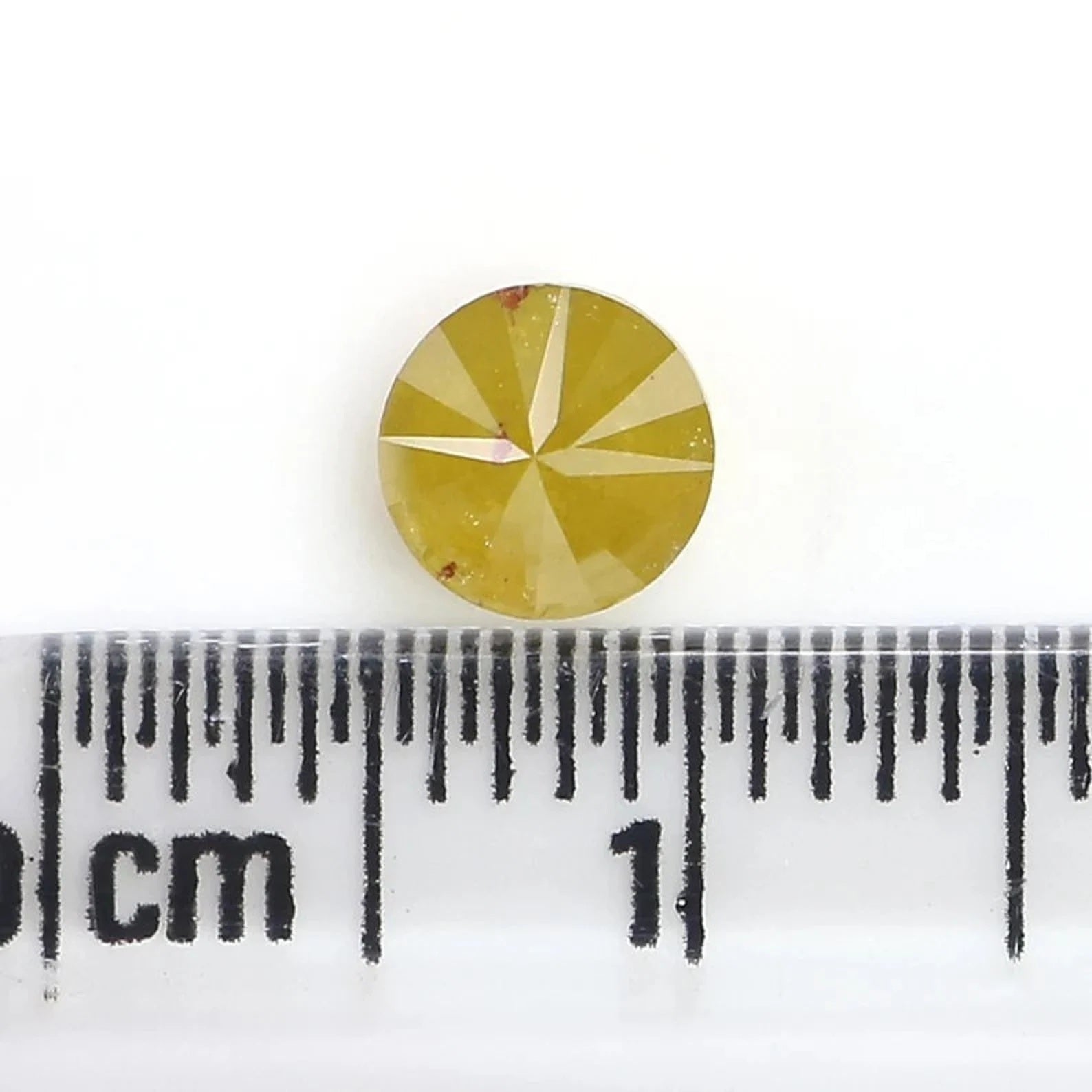 0.76 CT Natural Loose Round Shape Diamond Yellow Color Round Diamond 5.20 MM Natural Diamond Yellow Color Round Brilliant Cut Diamond NQ216