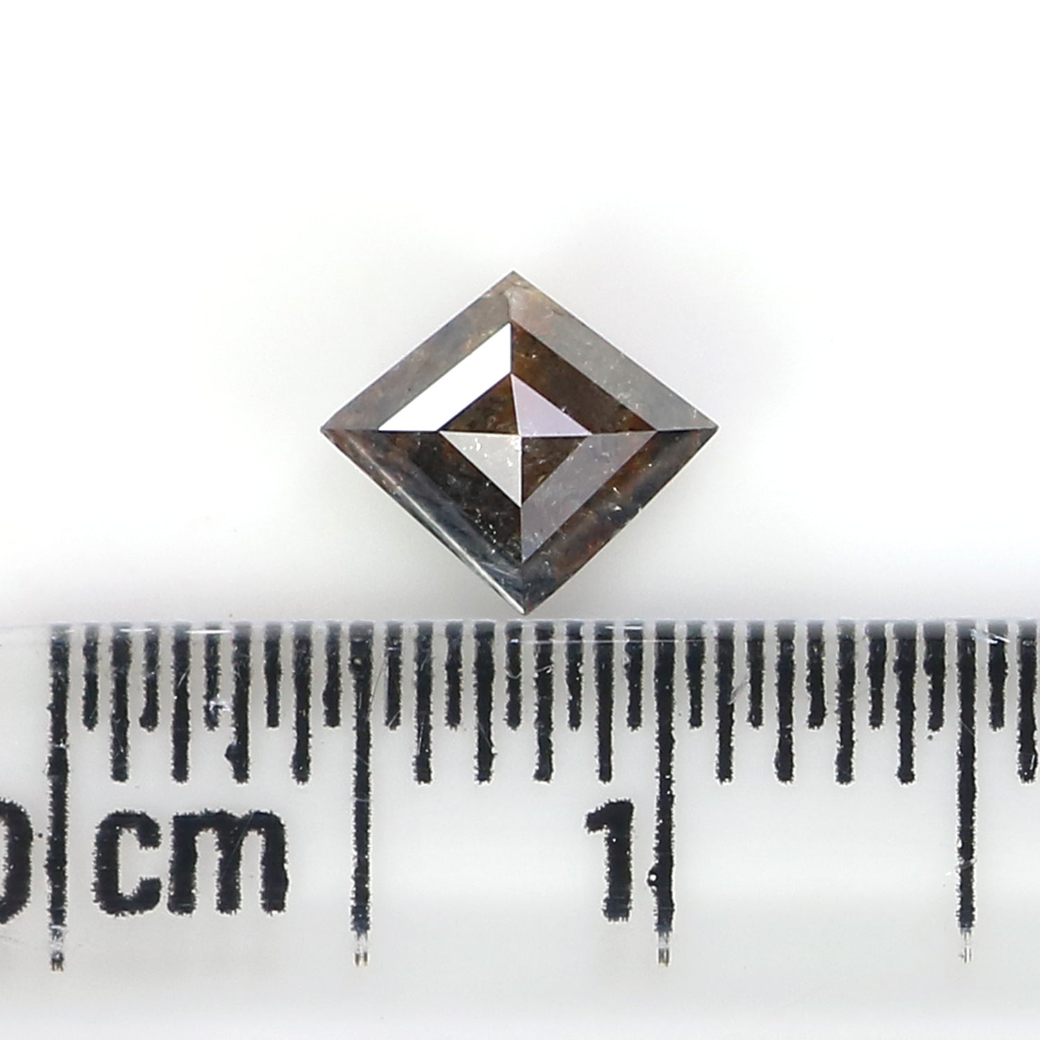 0.66 CT Natural Loose Kite Shape Diamond Brown Color Kite Shape Diamond 6.60 MM Natural Loose Diamond Brown Kite Rose Cut Diamond LQ4362