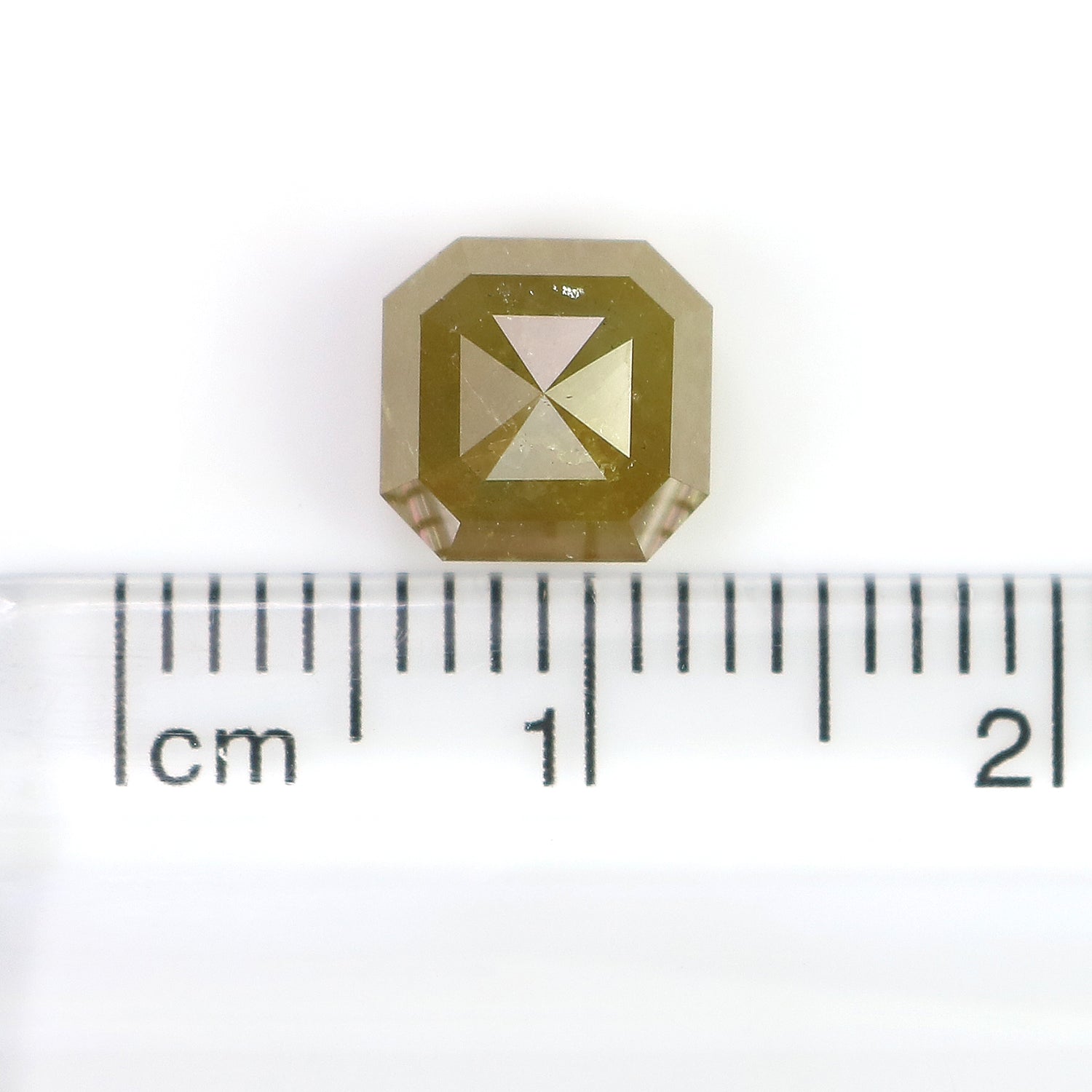 2.27 CT Natural Loose Radiant Shape Diamond Yellow Color Radiant Cut Diamond 7.00 MM Natural Loose Radiant Shape Rose Cut Diamond LQ6550