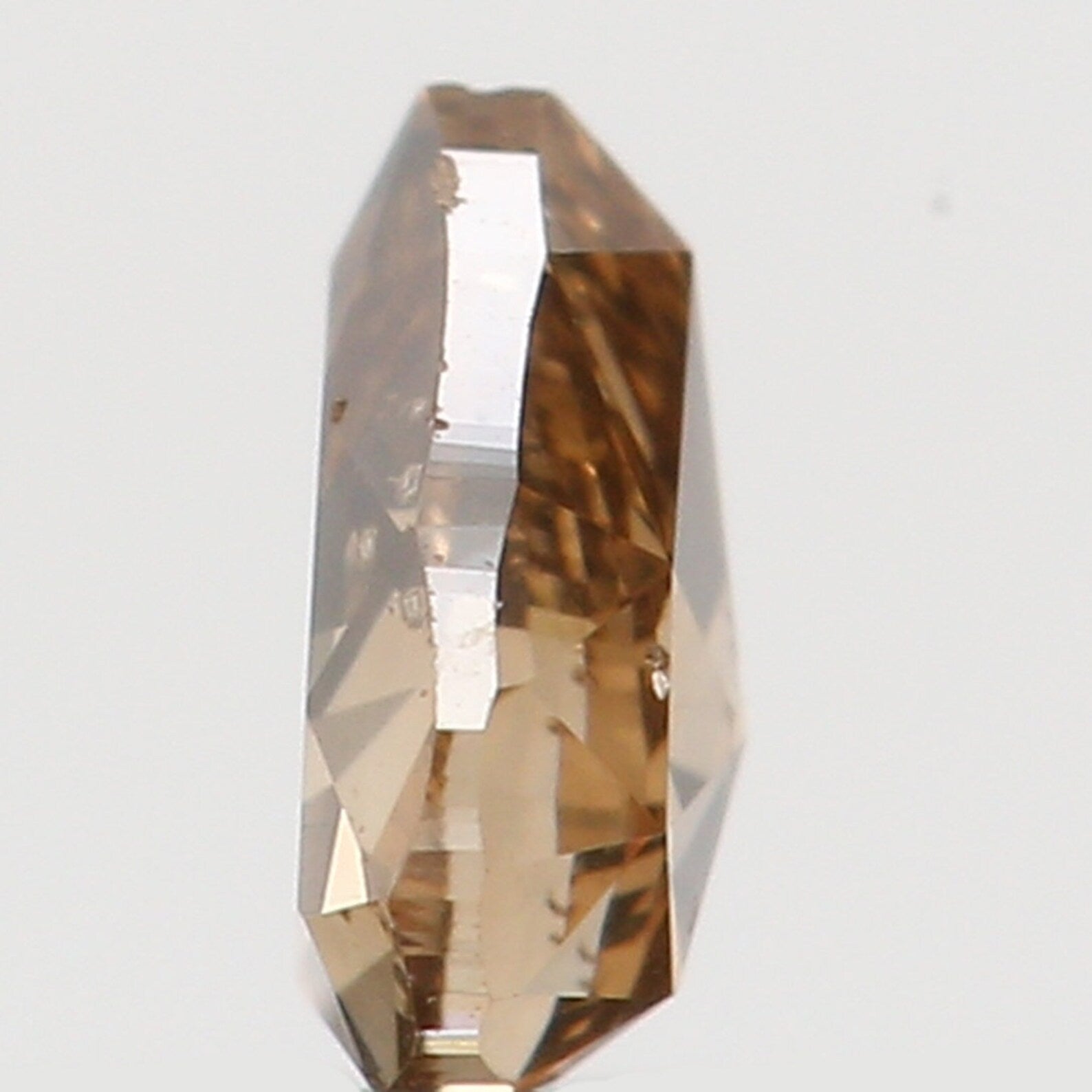 0.15 Ct Natural Loose Pear Cut Diamond Brown Color Pear Shape Diamond 3.55 MM Natural Loose Diamond Pear Shape Rose Cut Diamond N8010