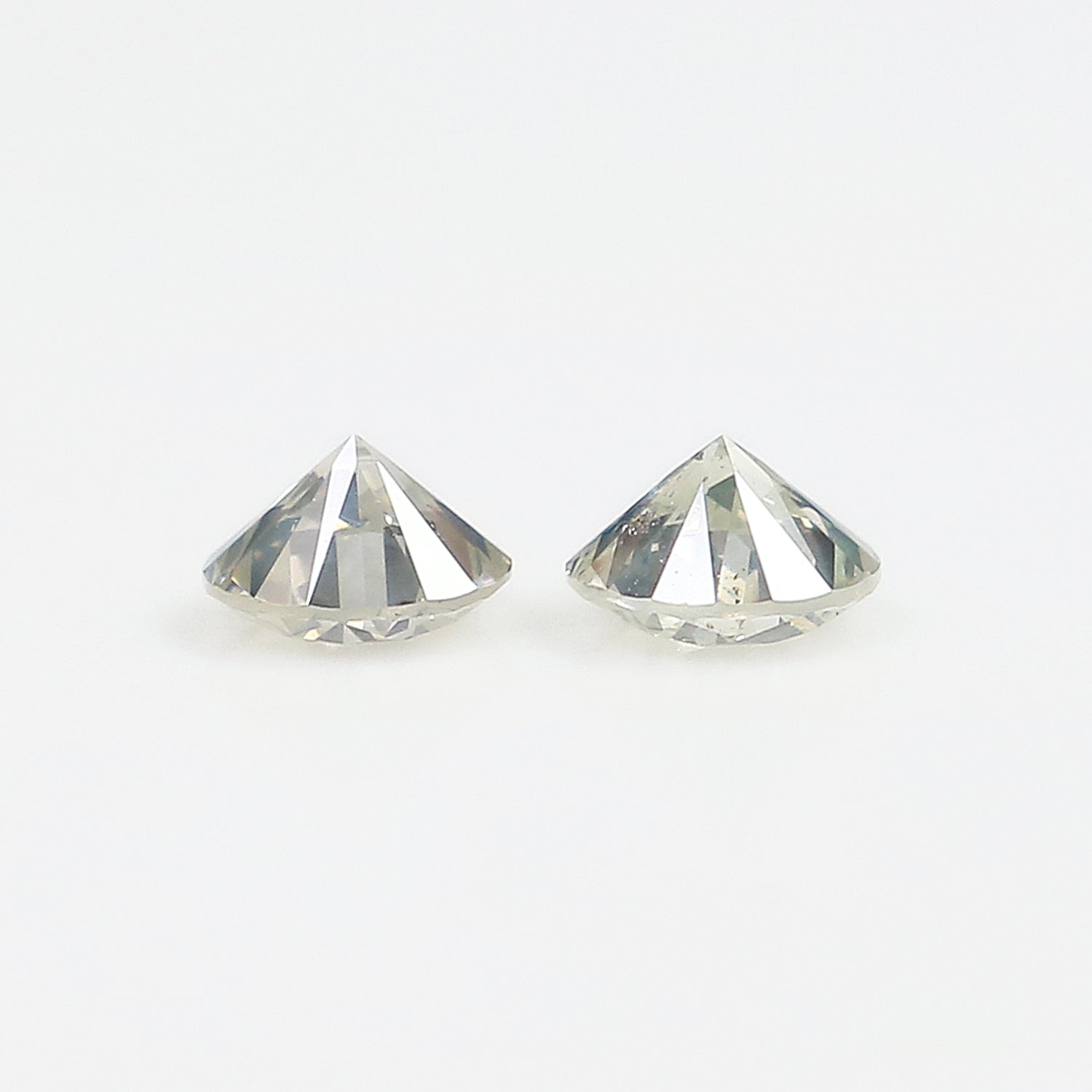 0.36 Ct Natural Loose Round Cut Pair Diamond White - J Color Round Shape Diamond 3.60 MM Natural Diamond Round Brilliant Cut Diamond LQ2007