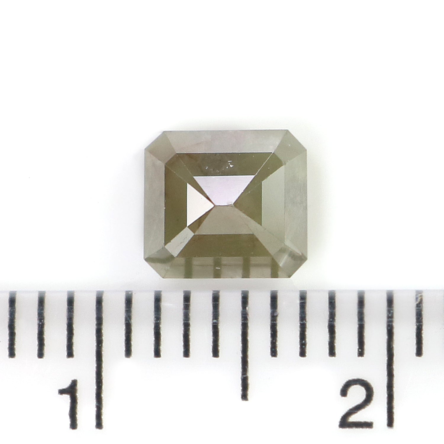 1.05 CT Natural Loose Emerald Shape Diamond Grey Color Emerald Cut Diamond 5.60 MM Natural Loose Grey Color Emerald Rose Cut Diamond N2659