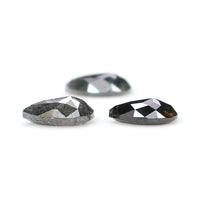Natural Loose Pear Diamond, Salt And Pepper Diamond, Natural Loose Diamond, Pear Rose Cut Diamond, Pear Diamond 0.57 CT Pear Shape KR2690