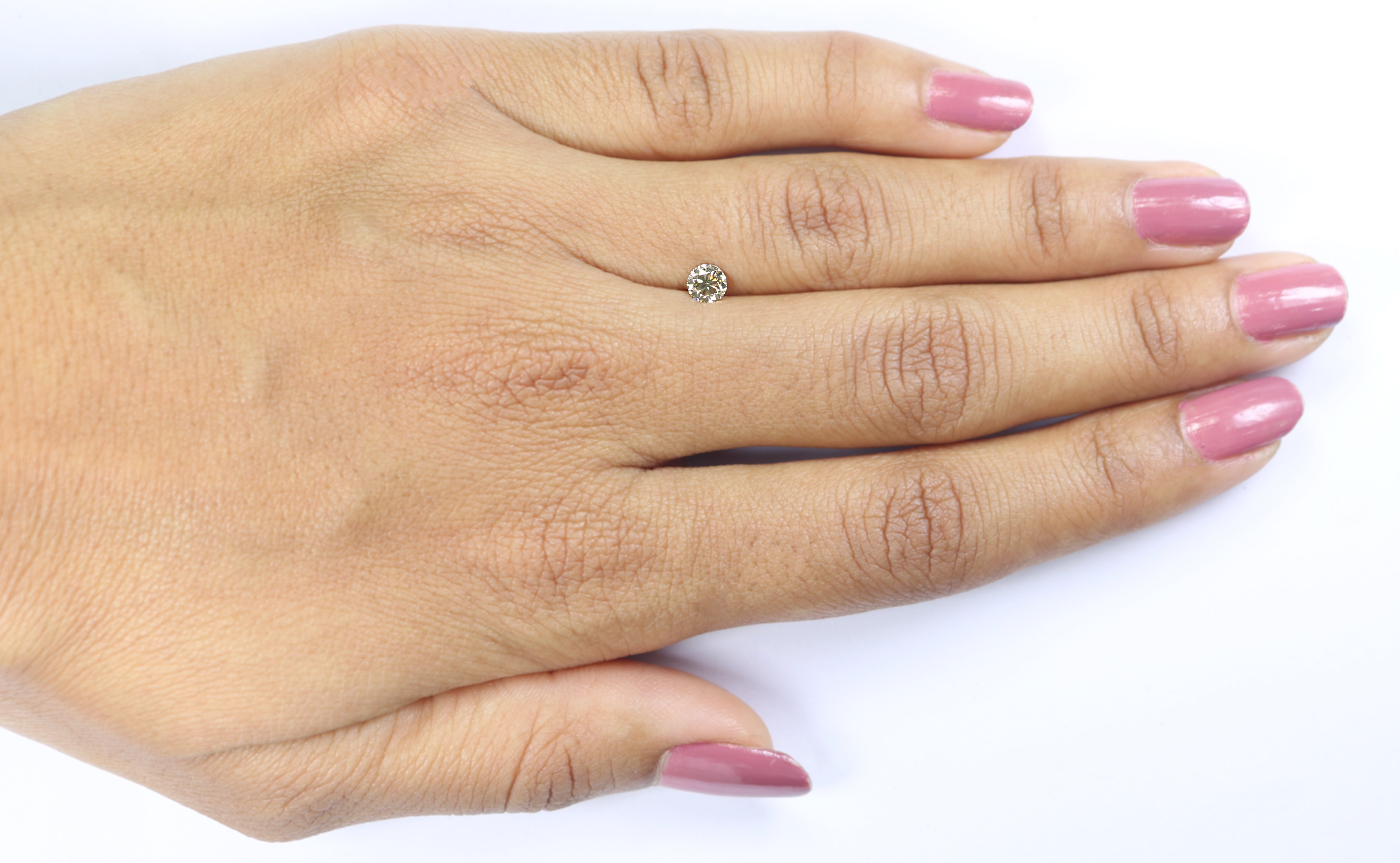 0.33 CT Natural Loose Round Shape Diamond Brown Color Round Cut Diamond 4.30 MM Natural Brown Diamond Round Brilliant Cut Diamond L3454