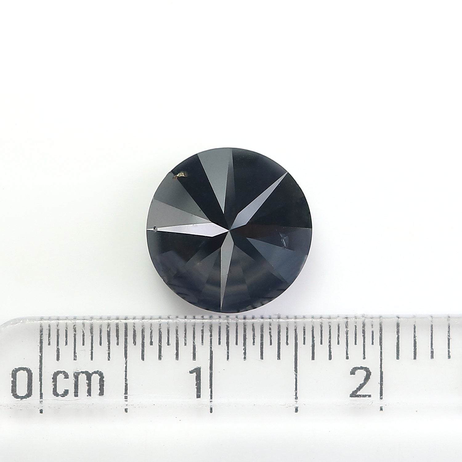 4.23 Ct Natural Loose Round Shape Diamond Black Color Round Cut Diamond 9.65 MM Natural Loose Diamond Round Brilliant Cut Diamond QL9505